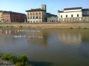 Pisa batte Pavia nella prima manche con un vantaggio di 2''