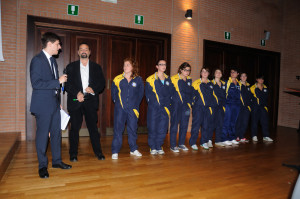 La squadra di rugby femminile del Cus Pisa